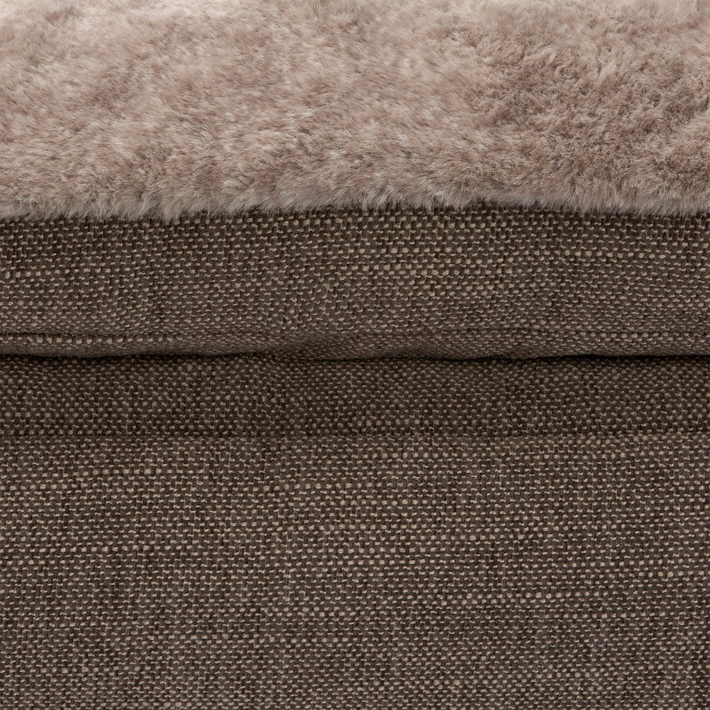 Kirkland Signature Gusseted Pillow Top Pet Bed, Brown