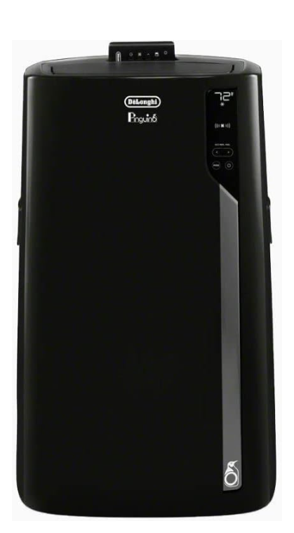 De'Longhi Pinguino PACEL390HLWKC 4-in-1 Portable Air Conditioner with Heat - Black