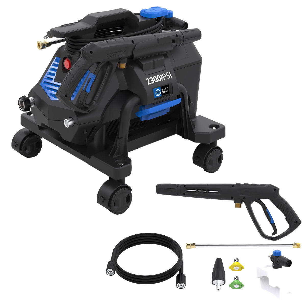 AR Blue Clean XWM2300 2300 PSI 1.3 GPM 3-in-1 Electric Pressure Washer