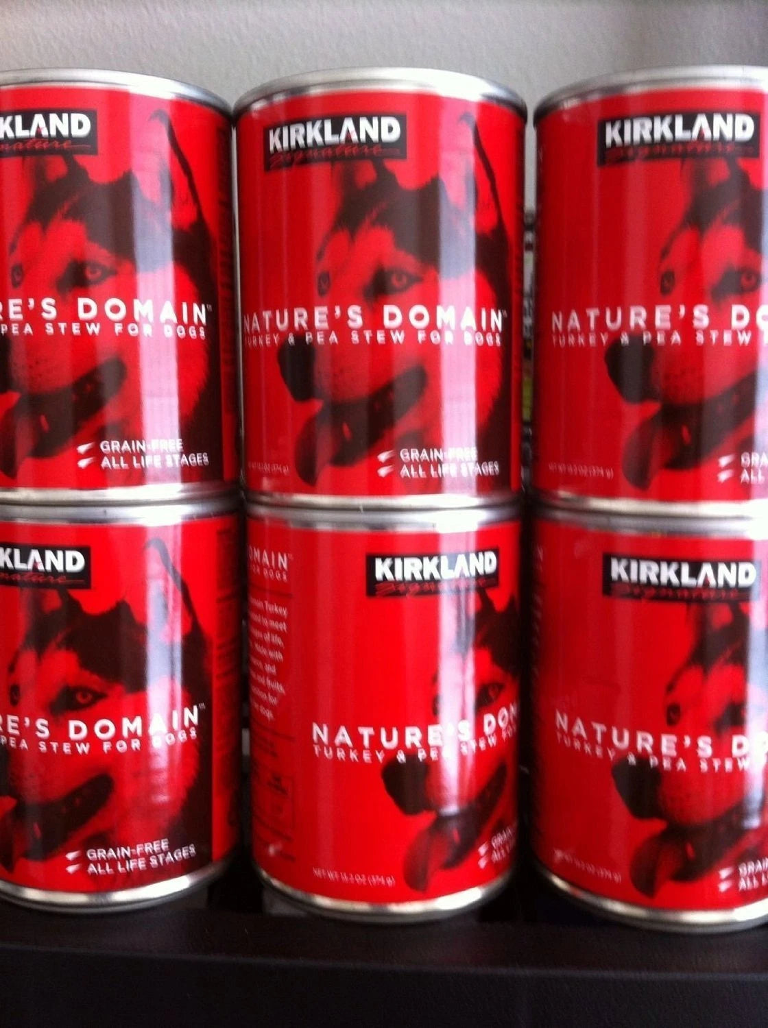 Kirkland Signature Nature's Domain Turkey Stew Wet Dog Food, 24-count
