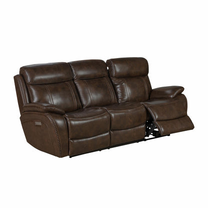 Keira Leather Power Sofa