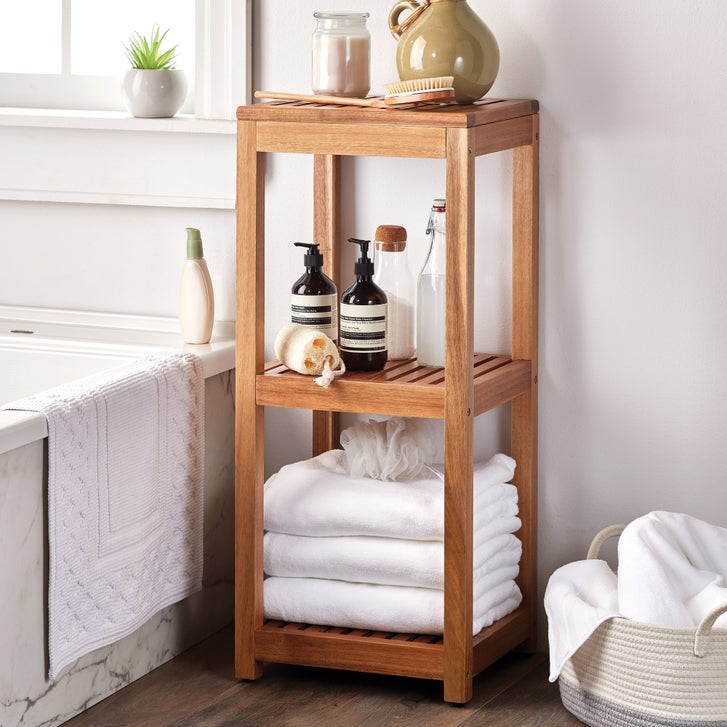 MESA 3-TIER ACACIA SHELF