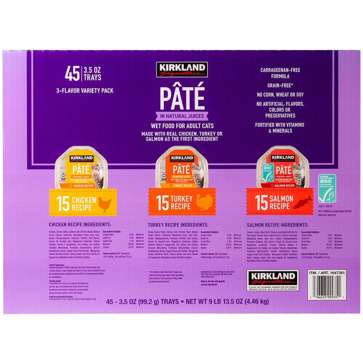 KS Wet Cat Pate 45/3.5oz