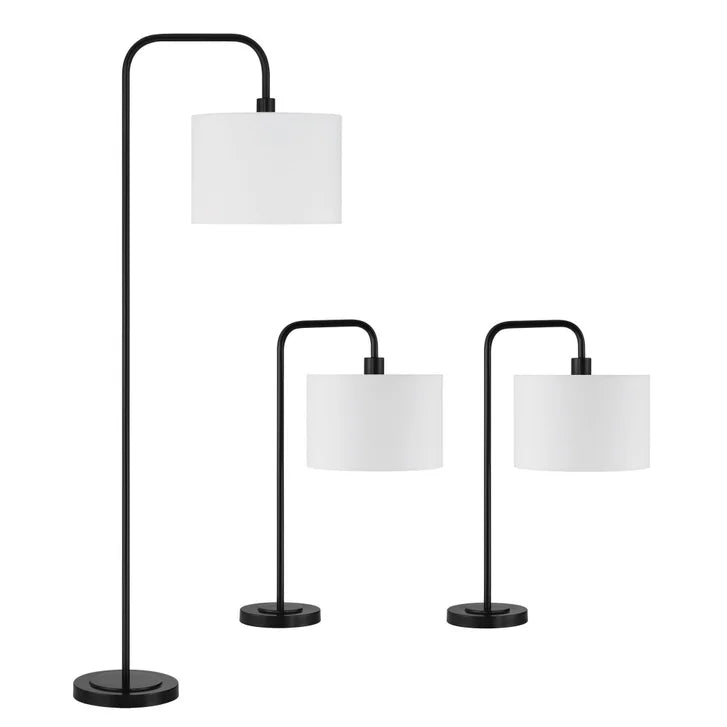 Bridgeport Designs Fremont 3-Piece Lamp Set