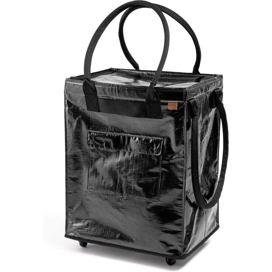 CleverMade foldable tote bag on wheels