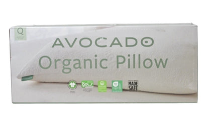 Avocado Organic Pillow With Natural Latex and Kapok Fill