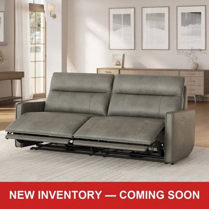 Keira Leather Power Sofa