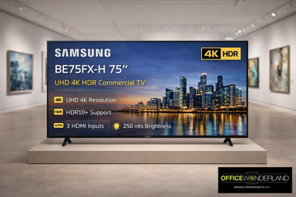 Samsung 75" tv UHD LED commercial display