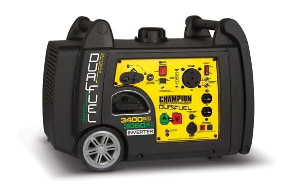 Champion 100263 3400 Starting / 3100 Running Watt Dual-Fuel Inverter Generator