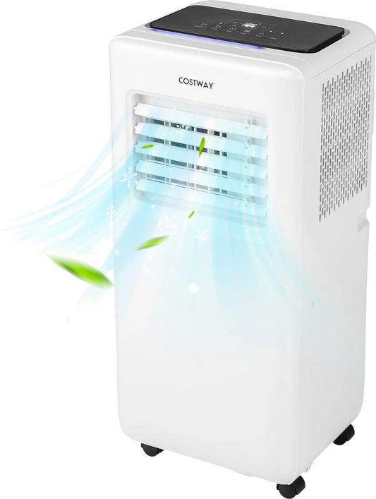 Costway 10000 BTU Portable Air Conditioner Remote LED Digital Display 95621384 New