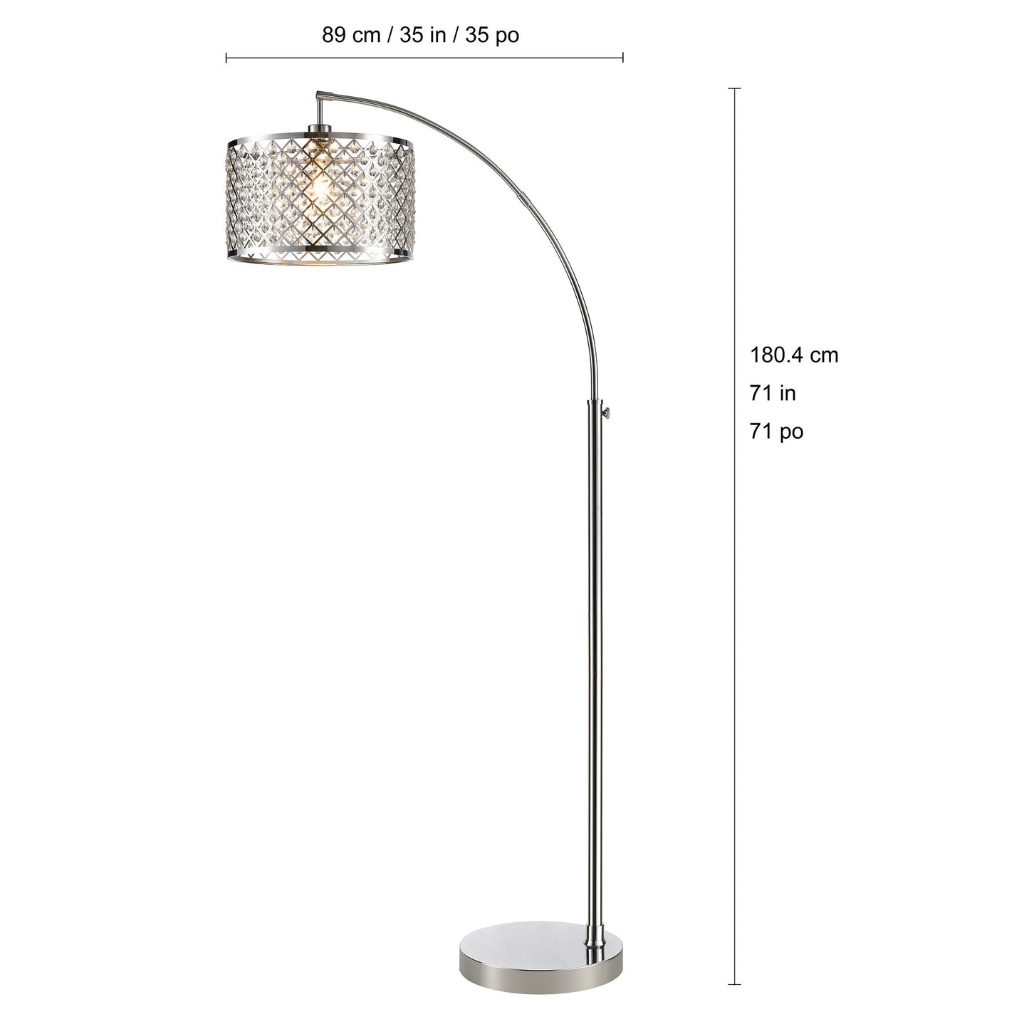 Bridgeport Designs Gisele Arc Floor Lamp