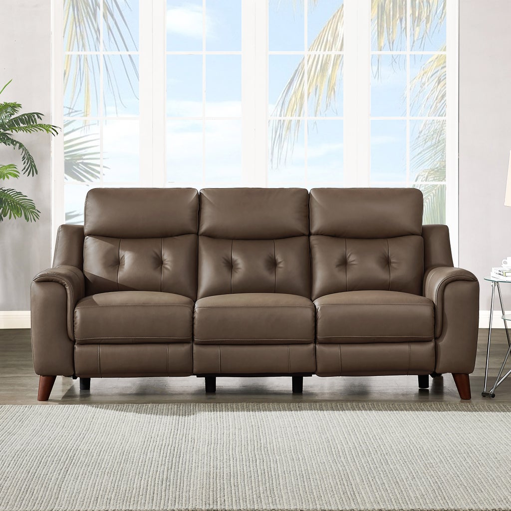 Prospera Home Malibu 3-Piece Leather Power Reclining Set with Power Headrests