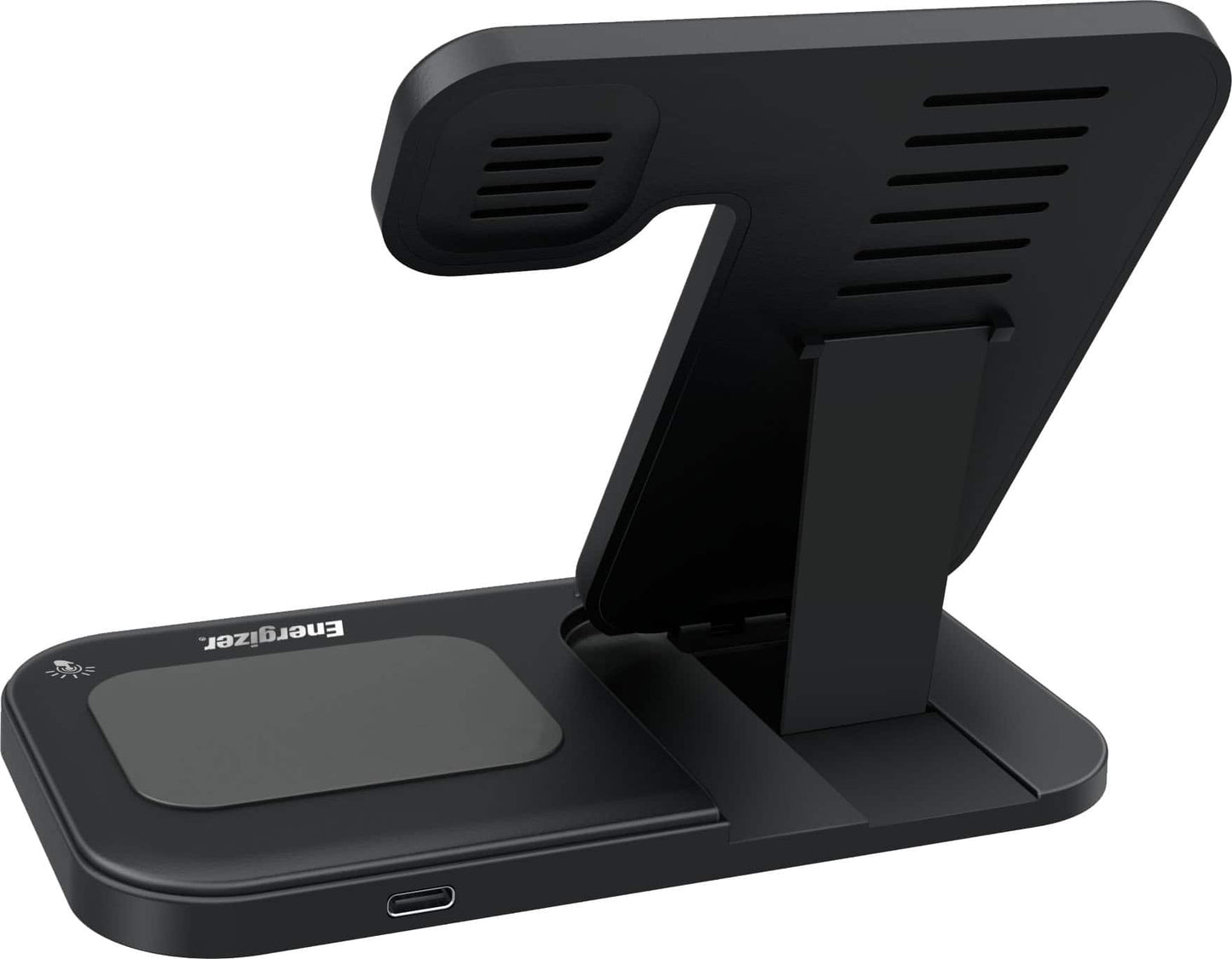 Energizer Ultimate 15W 3-in-1 Foldable Wireless Charging Pad - Black