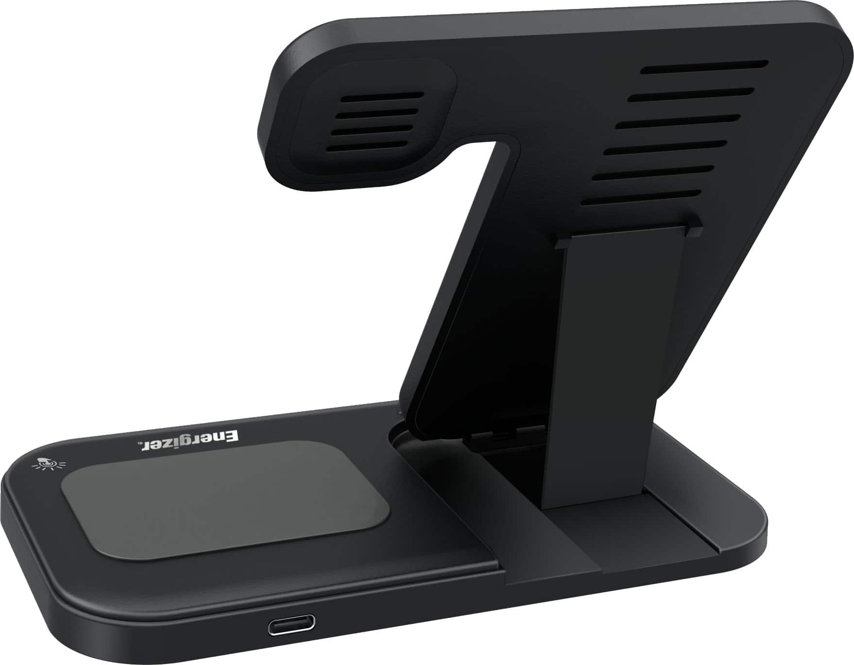 Energizer Ultimate 15W 3-in-1 Foldable Wireless Charging Pad - Black
