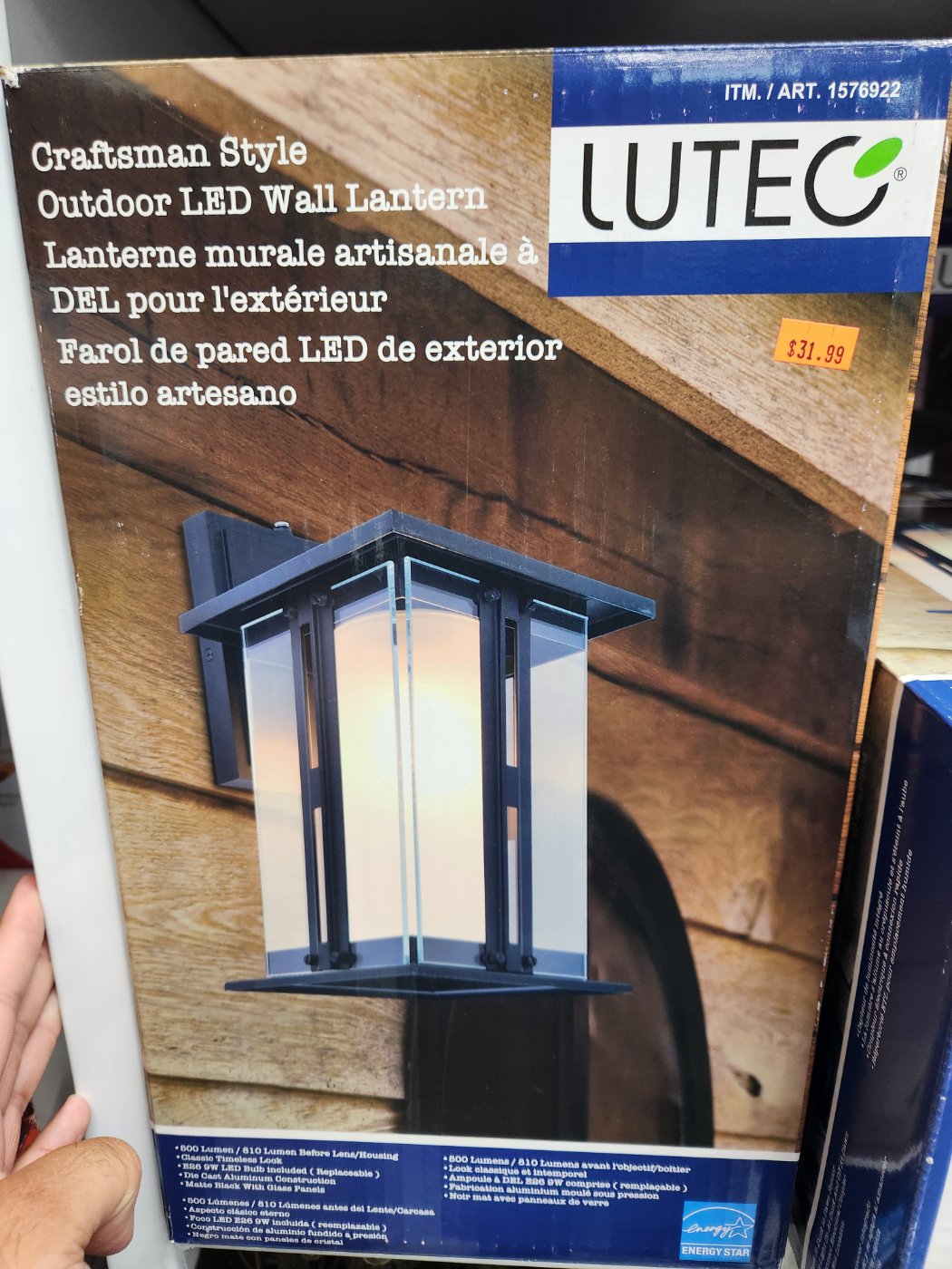 Lutec Outdoor LED Wall Lantern