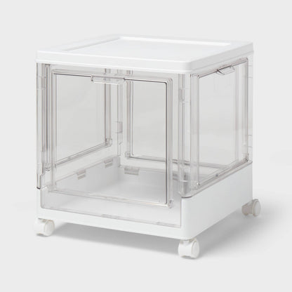 Stackable Collapsible Cube with Doors - Brightroom