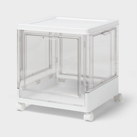 Stackable Collapsible Cube with Doors - Brightroom