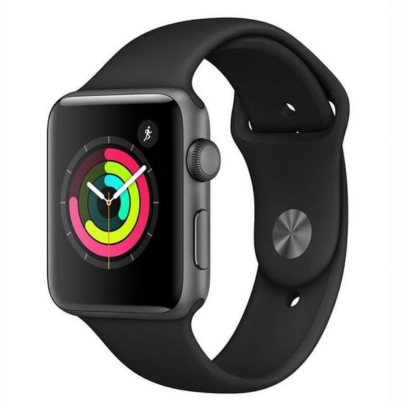 Apple Watch Series 3 38mm Space Gray GPS + Cellular (A1860) — Pre-Owned, Good Condition