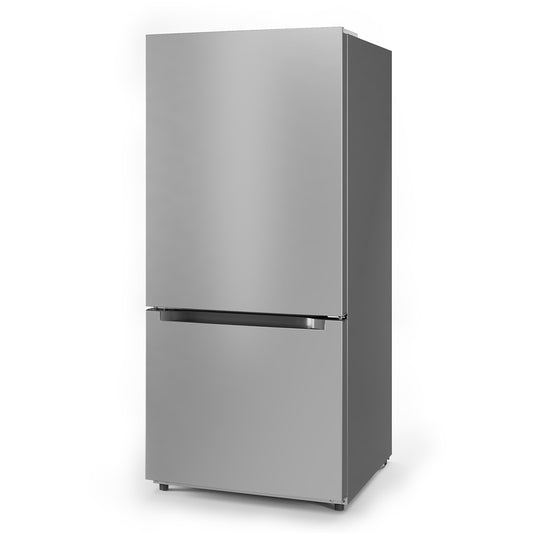 Midea MRB19B7AST 18.7 Cu. Ft. Bottom Mount Freezer Refrigerator, Stainless Steel