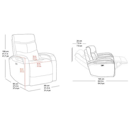Canmore Recliner Cream