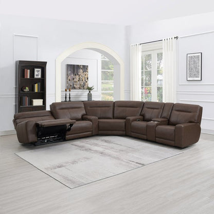 Atlas Leather Reclining Sectional view 3