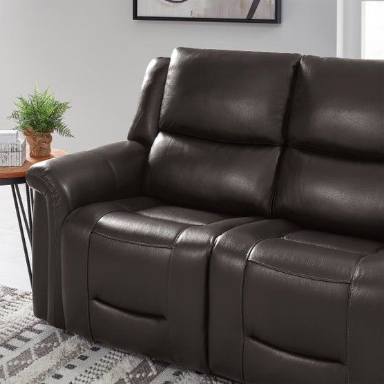 Alba Leather Power Sofa