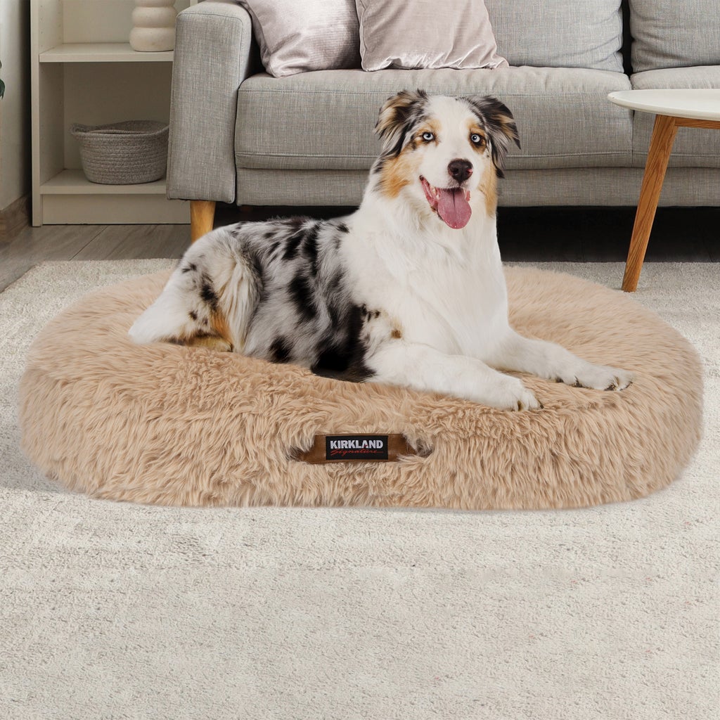KS Faux Fur Pillow Pet Bed