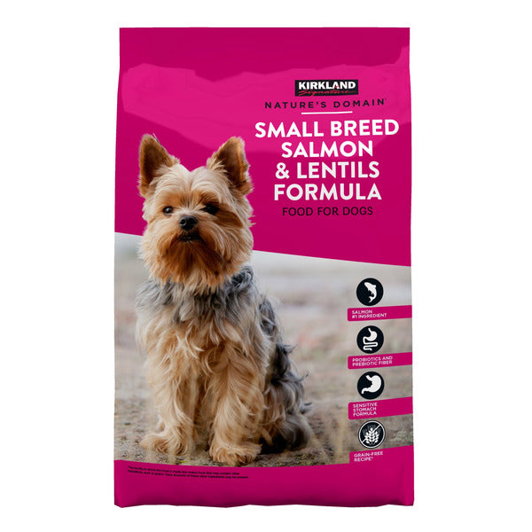 Kirkland Signature Nature's Domain Small Breed Salmon Meal & Sweet Potato Dog Food, 20 lb