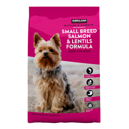 Kirkland Signature Nature's Domain Small Breed Salmon Meal & Sweet Potato Dog Food, 20 lb