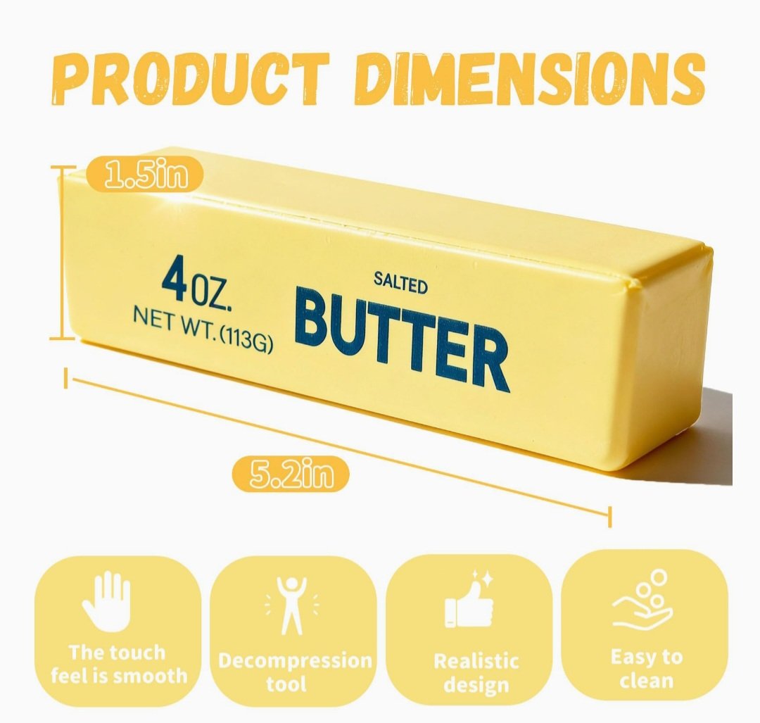 Butter Squishy-Yellow