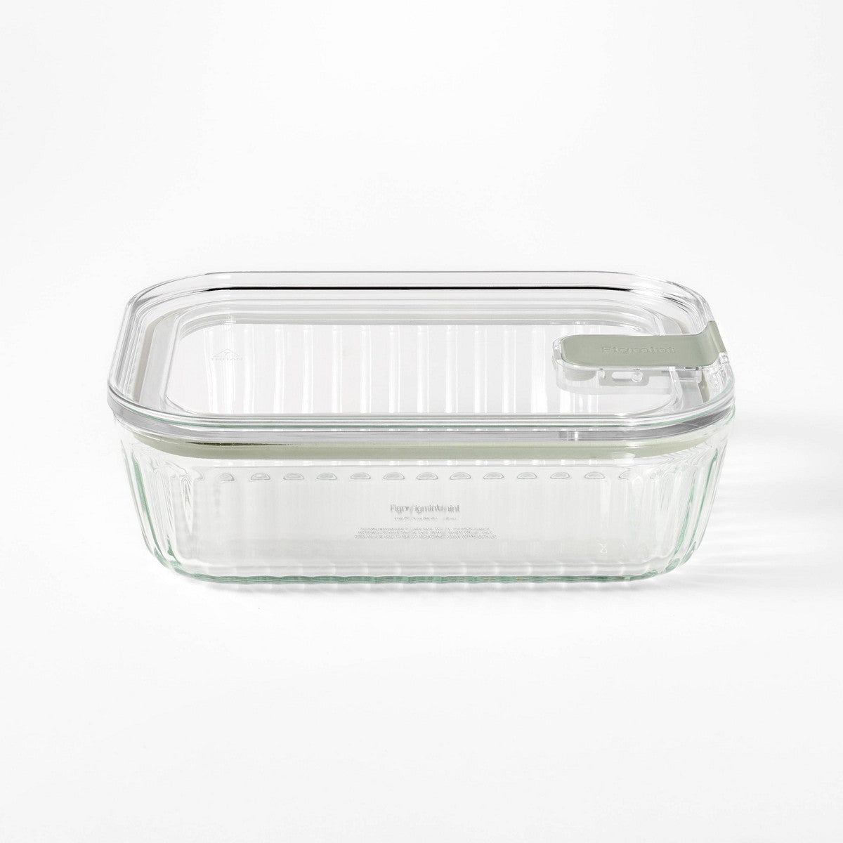 4c Rectangle Glass Meal Prep Food Storage Container - Figmint
