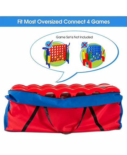 Costway Giant 4-in-a-Row Jumbo Game Storage Bag