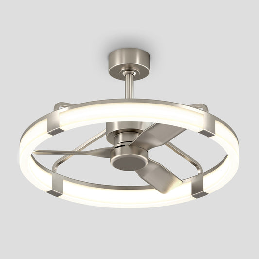 Artika Sunnyvale 28 in. LED Ceiling Fan with Remote - Brushed Nickel