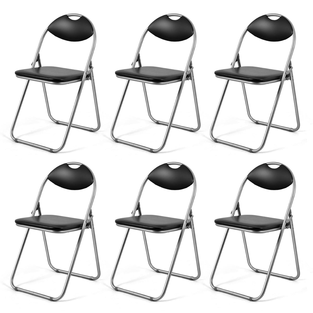 Giantex Folding Chairs Set of 6