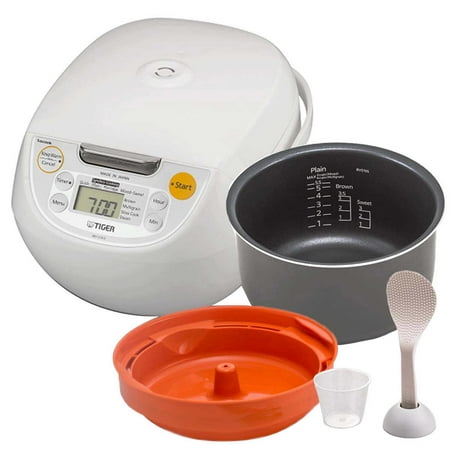 Tiger 5.5-Cup Electric Rice Cooker  Auto Warmer  Programmable