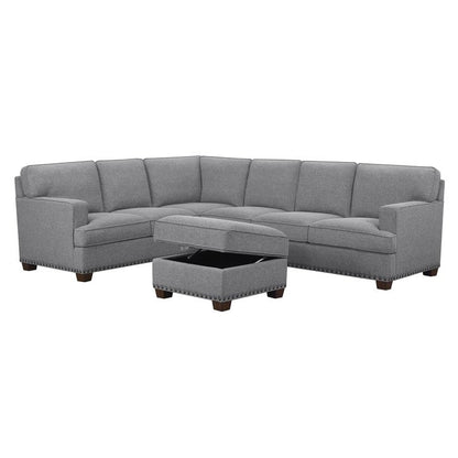 Emilee Fabric Sectional - Gray