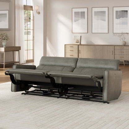 Keira Leather Power Sofa