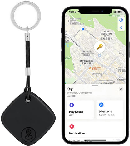 Smart Wireless Key Finder Compatible with Apple Find My front view