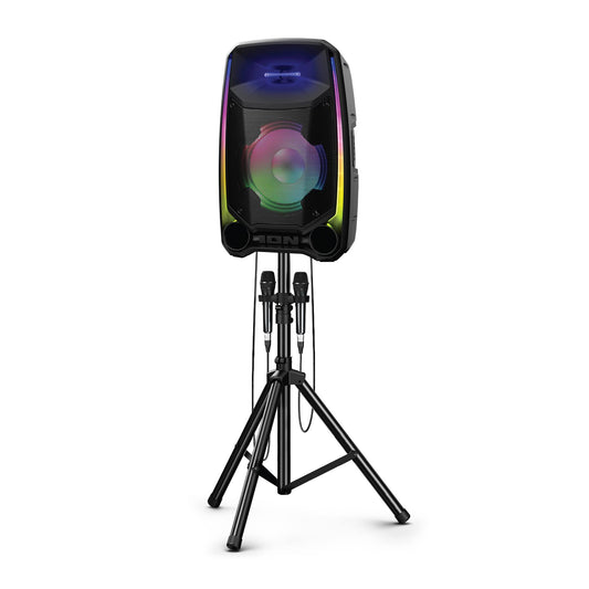 ION Audio Total PA Ultimate 650W Bluetooth PA Speaker System with Lights and 2 Microphones