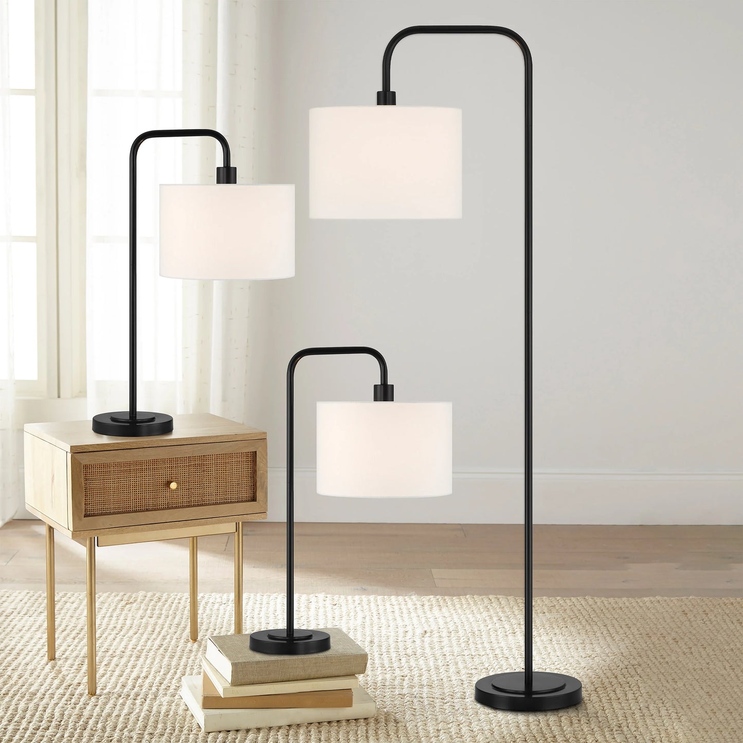 Bridgeport Designs Fremont 3-Piece Lamp Set