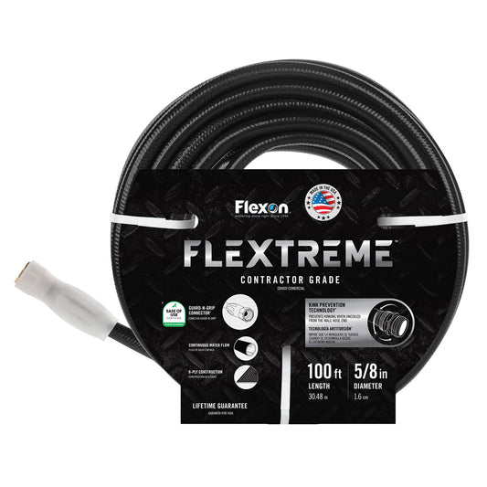 Flexon Contractor Grade 100 ft. Hose with Guard & Grip