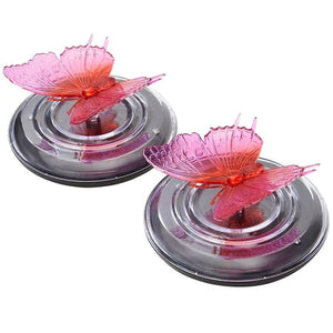 Solar Floating Color-Changing Lights - Butterfly or Dragonfly Set of 2
