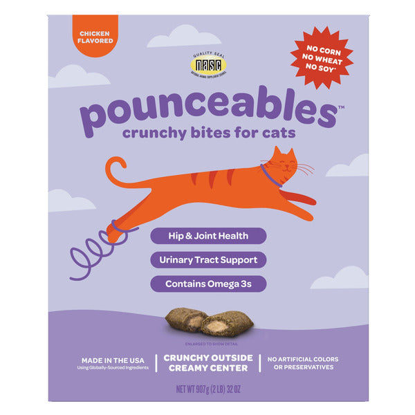 Pounceables Cat Treats, 32 oz