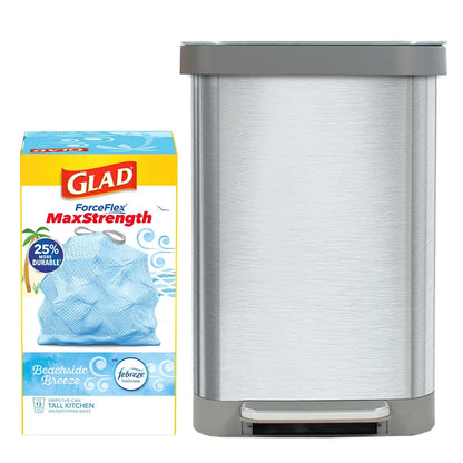 Glad 13g Trash Can Bundle
