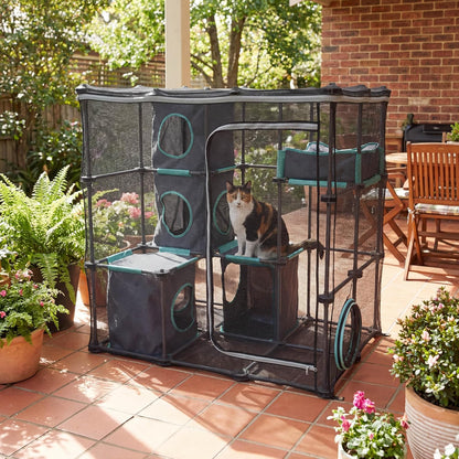 Kitty City Outdoor Mega Kit Cat Enclosure