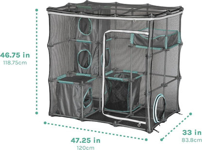 Kitty City Outdoor Mega Kit Cat Enclosure