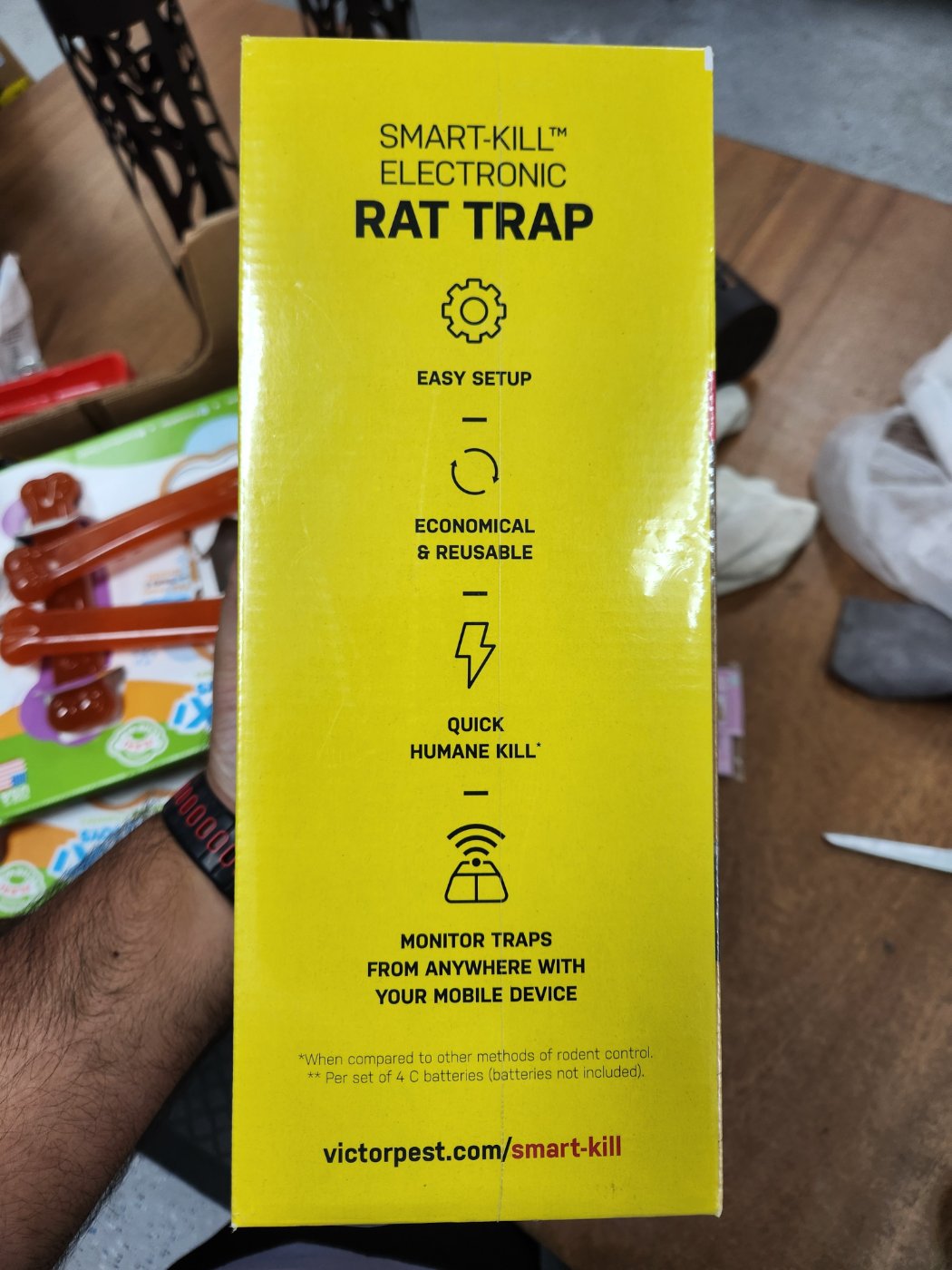Victor Smart-Kill Battery Operated Electronic Rat Trap