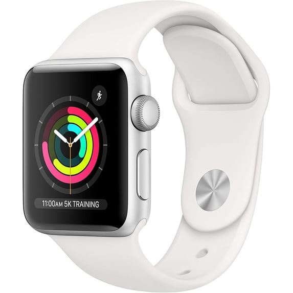 Apple Watch Series 3 38mm Silver (A1858) — Pre-Owned, Excellent Condition