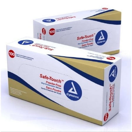Dynarex Powder Free Vinyl Exam Gloves  X-Large 100 ea