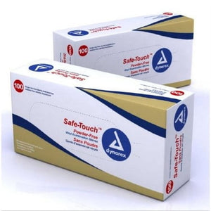 Dynarex Powder Free Vinyl Exam Gloves  X-Large 100 ea
